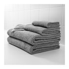 Комплект махровых полотенец ГЭРЕН, 30 х 50 см - 2 шт, серый - Фото 4