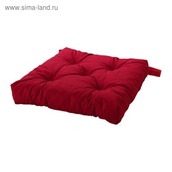 Подушка на стул МАЛИНДА, цвет красный - Фото 1