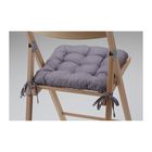 Подушка на стул ХЭЛЛЬВИ, цвет серый - Фото 2