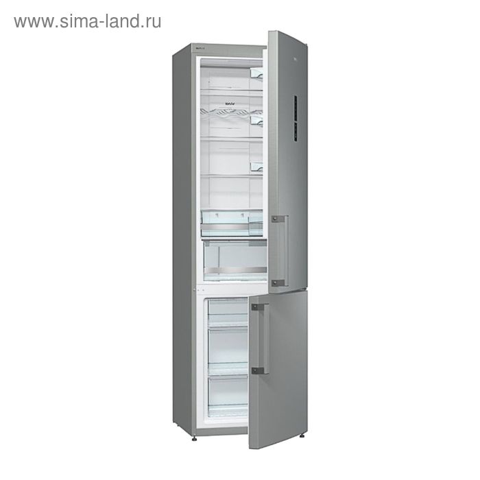 Холодильник Gorenje NRK6201MX, двухкамерный, класс А+, серебристый - Фото 1