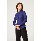 Рубашка женская с рельефами, размер 40, синий, хлопок 100% - Фото 3