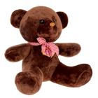 Мягкая игрушка "Медведь с вышитым сердцем на груди", цвет МИКС, 24 см - Фото 4