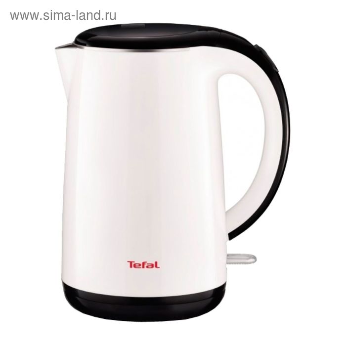 Чайник электрический Tefal KO260130, пластик, 1.7 л, 2150 Вт, бело-черный - Фото 1