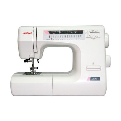 Швейная машина Janome 7518A, 55 Вт, 18 операций, автомат, белая