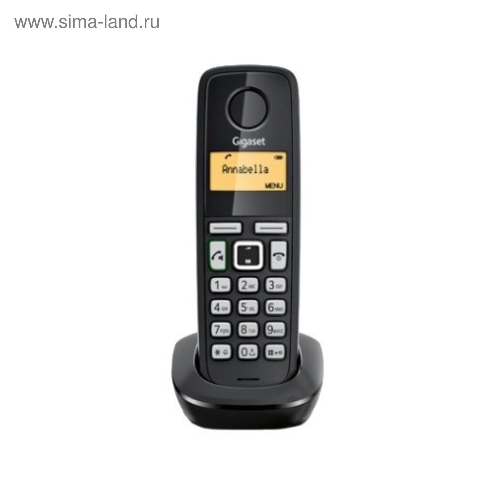 Трубка дополнительная Dect Gigaset A220H чёрная для A120/220 (2400588) -  Купить по цене от 1 800.00 руб. | Интернет магазин SIMA-LAND.RU