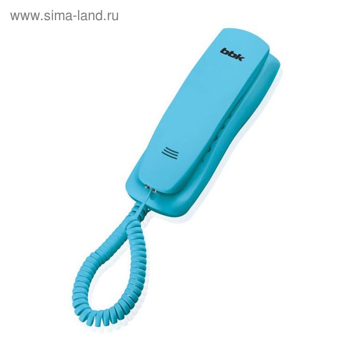 Телефон проводной BBK BKT-105 RU голубой - Фото 1
