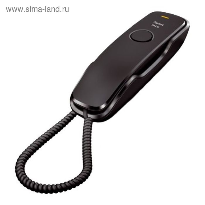 Телефон проводной Gigaset DA210 чёрный - Фото 1