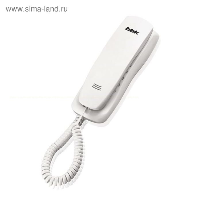 Телефон проводной BBK BKT-105 RU белый - Фото 1