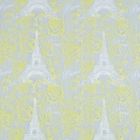 Пленка для цветов и подарков "Винтажный Париж" бело-жёлтый 0.7 х 7 м, 40 мкм - Фото 2