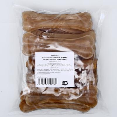 Кость из жил DENTAL, для собак, 12.5 см, 500-550 г, 10 шт.
