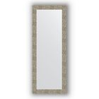 Зеркало в багетной раме - соты титан 70 мм, 56 х 146 см, Evoform - фото 306897213