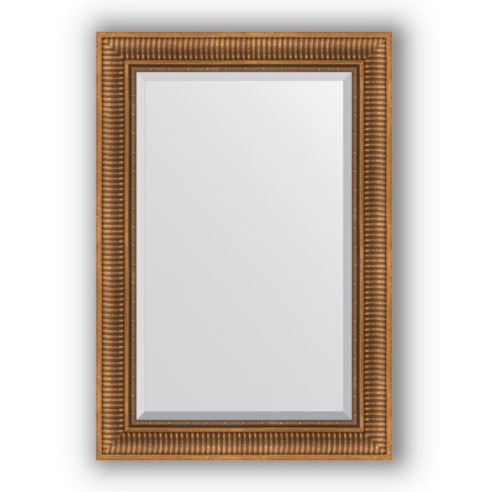Зеркало с фацетом в багетной раме - бронзовый акведук 93 мм, 67 х 97 см, Evoform