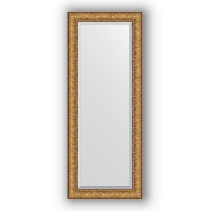 Зеркало с фацетом в багетной раме - медный эльдорадо 73 мм, 54 х 134 см, Evoform