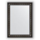 Зеркало с фацетом в багетной раме - чёрный ардеко 81 мм, 75 х 105 см, Evoform - фото 6050534