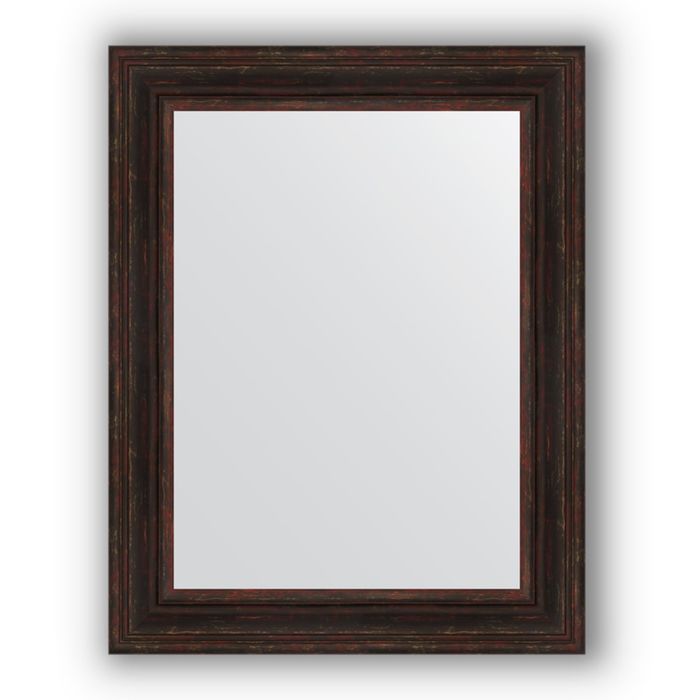 Зеркало в багетной раме - тёмный прованс 99 мм, 72 х 92 см, Evoform