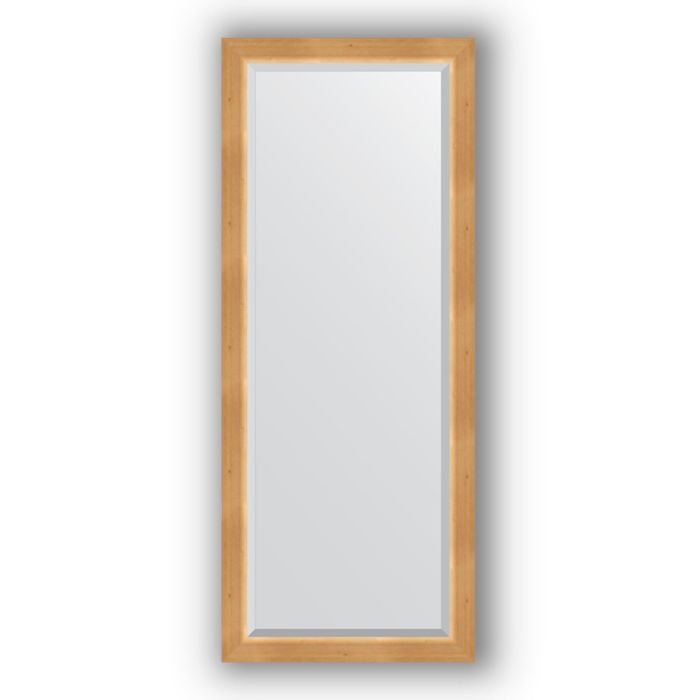 Зеркало с фацетом в багетной раме - сосна 62 мм, 61 х 151 см, Evoform