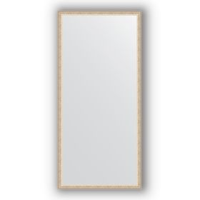 Зеркало в багетной раме - мельхиор 41 мм, 71 х 151 см, Evoform