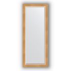Зеркало с фацетом в багетной раме - сосна 62 мм, 56 х 141 см, Evoform - фото 306897272