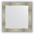 Зеркало в багетной раме - алюминий 90 мм, 80 х 80 см, Evoform - фото 306897283