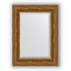 Зеркало с фацетом в багетной раме - травленая бронза 99 мм, 59 х 79 см, Evoform - фото 6050596