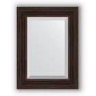 Зеркало с фацетом в багетной раме - тёмный прованс 99 мм, 59 х 79 см, Evoform - фото 306897287