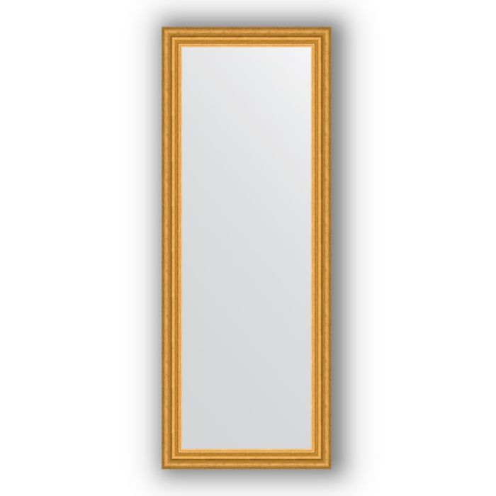 Зеркало в багетной раме - состаренное золото 67 мм, 56 х 146 см, Evoform