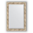 Зеркало с фацетом в багетной раме - прованс с плетением 70 мм, 63 х 93 см, Evoform - фото 6050611