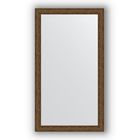 Зеркало в багетной раме - виньетка состаренная бронза 56 мм, 64 х 114 см, Evoform - фото 6050621