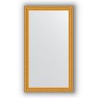 Зеркало в багетной раме - состаренное золото 67 мм, 66 х 116 см, Evoform - фото 306897333