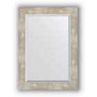 Зеркало с фацетом в багетной раме - алюминий 61 мм, 51 х 71 см, Evoform - фото 6050647