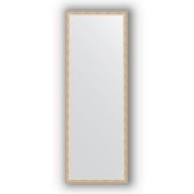Зеркало в багетной раме - мельхиор 41 мм, 51 х 141 см, Evoform