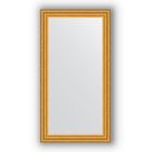 Зеркало в багетной раме - состаренное золото 67 мм, 56 х 106 см, Evoform - фото 306897373
