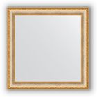 Зеркало в багетной раме - версаль кракелюр 64 мм, 65 х 65 см, Evoform - фото 306897396
