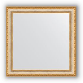 Зеркало в багетной раме - версаль кракелюр 64 мм, 65 х 65 см, Evoform