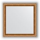 Зеркало в багетной раме - версаль бронза 64 мм, 65 х 65 см, Evoform - фото 306897398