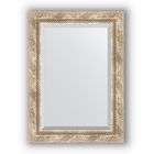Зеркало с фацетом в багетной раме - прованс с плетением 70 мм, 53 х 73 см, Evoform - фото 306897405