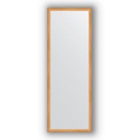 Зеркало в багетной раме - клен 37 мм, 50 х 140 см, Evoform