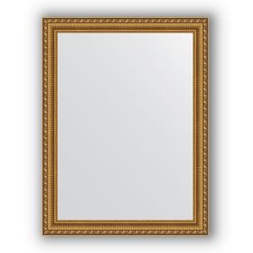Зеркало в багетной раме - золотой акведук 61 мм, 64 х 84 см, Evoform