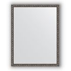 Зеркало в багетной раме - чернёное серебро 38 мм, 70 х 90 см, Evoform - фото 299630469