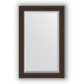 Зеркало с фацетом в багетной раме - палисандр 62 мм, 51 х 81 см, Evoform