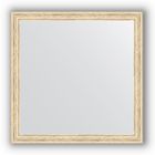 Зеркало в багетной раме - слоновая кость 51 мм, 73 х 73 см, Evoform - фото 306897432