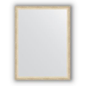 Зеркало в багетной раме - состаренное серебро 37 мм, 60 х 80 см, Evoform