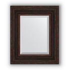 Зеркало с фацетом в багетной раме - тёмный прованс 99 мм, 49 х 59 см, Evoform - фото 306897484