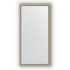 Зеркало в багетной раме - витое серебро 28 мм, 48 х 98 см, Evoform - фото 306897486