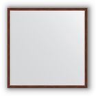Зеркало в багетной раме - орех 22 мм, 58 х 58 см, Evoform - фото 6050818