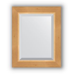 Зеркало с фацетом в багетной раме - сосна 62 мм, 41 х 51 см, Evoform