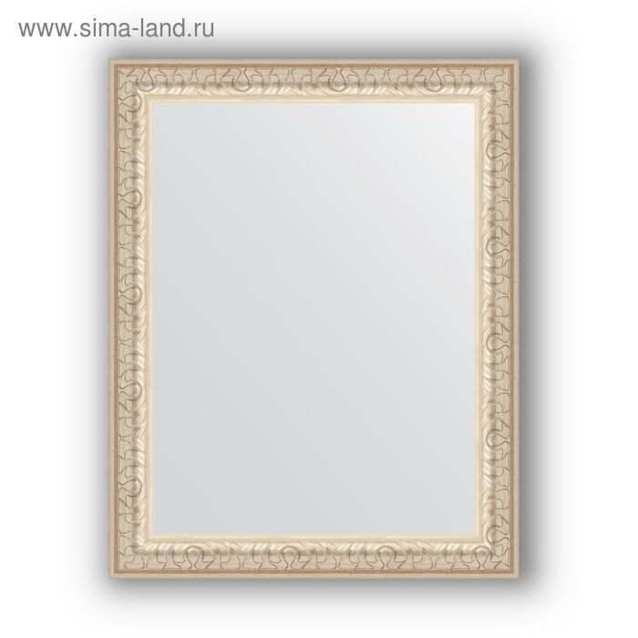 Зеркало в багетной раме - мельхиор 41 мм, 37 х 47 см, Evoform - Фото 1