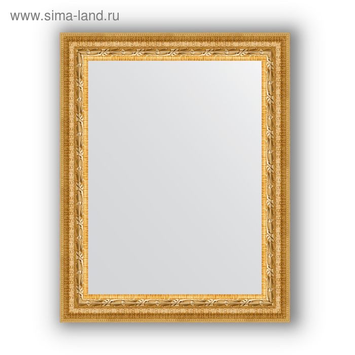 Зеркало в багетной раме - сусальное золото 47 мм, 38 х 48 см, Evoform - Фото 1
