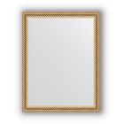 Зеркало в багетной раме - витое золото 28 мм, 35 х 45 см, Evoform - фото 306897602