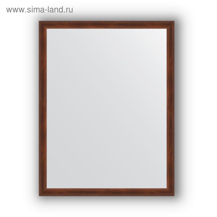 Зеркало в багетной раме - орех 22 мм, 34 х 44 см, Evoform - Фото 1